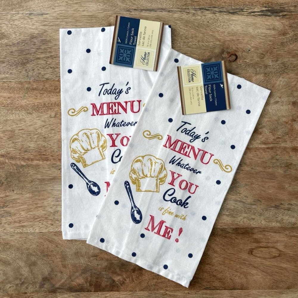 5/$20 NEW 2Pk The Cook Kitchen Towels